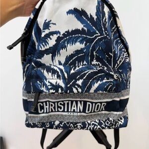 Dior Black Leather Interior Label Patch